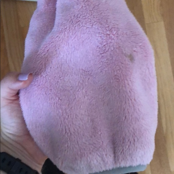 Girls Pink Fleece North Face Size M - Picture 3 of 3